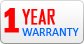 1 Year Warranty