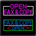 Fax & Copies Neon Signs