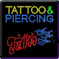 Tattoo Piercing LED Signs