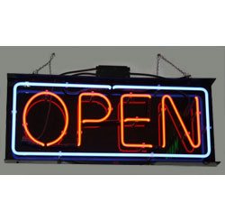 Neon Glass Lit up sign