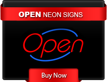 Open Neon Signs